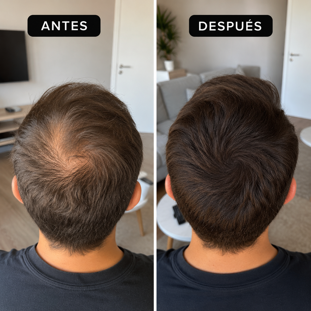 POLVO CAPILAR - MÁS PELO EN 30 SEGUNDOS, SIN QUE NADIE SE DE CUENTA